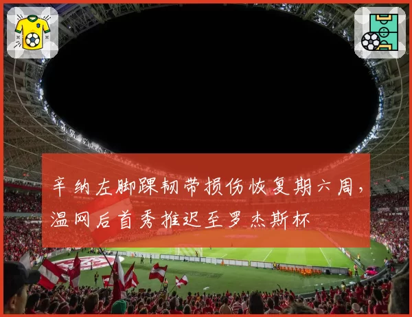 辛纳左脚踝韧带损伤恢复期六周，温网后首秀推迟至罗杰斯杯